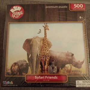 Kings Safari Friends Puzzle - 500 Piece 13"×19" New